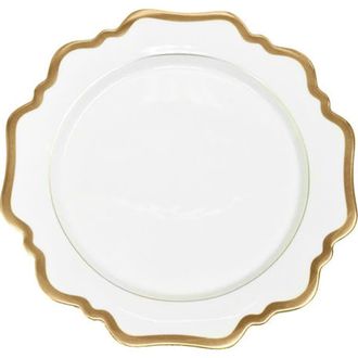 Anna Weatherley Anitque White Gold Salad Plate in White/gold at Nordstrom