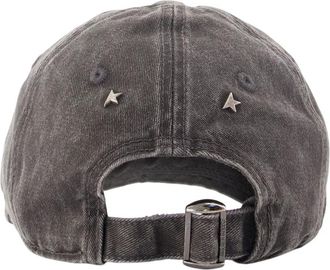 Golden Goose Unisex Journey Cap - Golden Goose Deluxe Brand Cotton Grey Accessories Hats