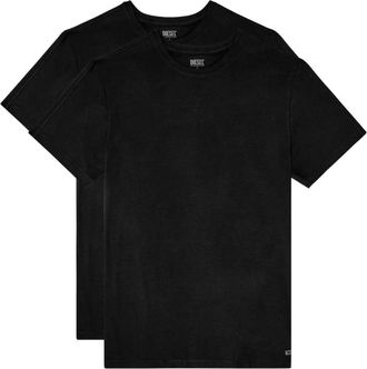 Diesel Randal-D-Mono T-shirt (pack of two) - men - Lyocell/Cotton/Elastane - L - Black