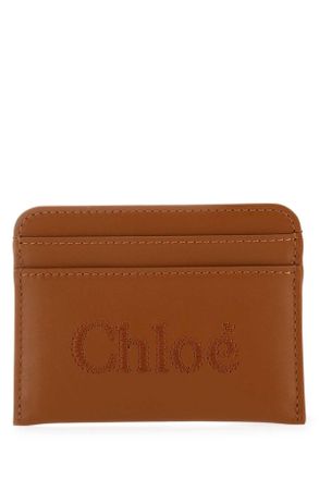 Chlo&eacute; Caramel Leather Card Holder