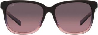 Costa MAY Rose Gradient Polarized Glass Square Ladies Sunglasses 6S2009 200915 57