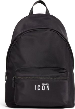 Dsquared2 Icon-print backpack - men - Polyamide - One Size - Black