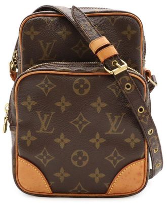 Louis Vuitton Brown Coated/Waterproof Canvas Amazon (Authentic Pre-Loved)