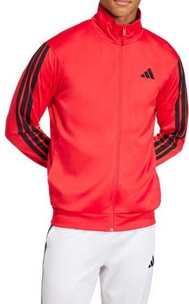adidas Essentials Warm-Up 3-Stripes Track Jacket in Pure Ruby at Nordstrom Rack, Size Xx-Large