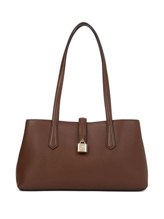 Karl Lagerfeld K/Autograph padlock tote bag - women - Leather - OS - Brown