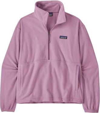 Patagonia Micro D 1/2 Zip Fleece P/O Fleecepullover f&uuml;r Damen | rosa