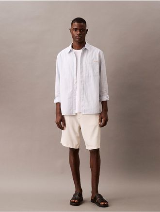 Calvin Klein Jeans Calvin Klein Mens 90s Denim Trouser Shorts - White - 29