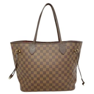 Louis Vuitton Pre-owned Tote Bags, female, Brown, Size: ONE SIZE Pre-owned Neverfull MM Tote