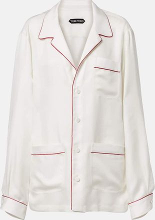 Tom Ford Silk twill pajama shirt