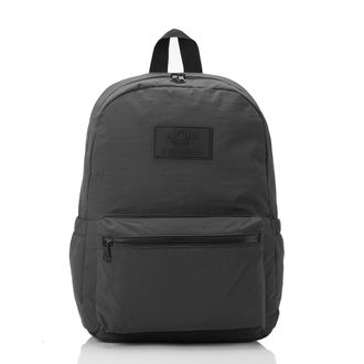 Aloha Collection Keep It Light Nylon Backpack, Black, 12 inches wide, 5.5 inches deep, 16.5 inches tall