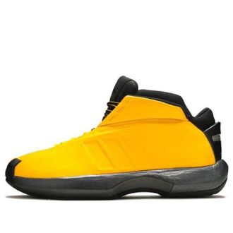 adidas The Kobe Wear-Resistant Non-Slip Retro Basketball Shoes Yellow Black 668415