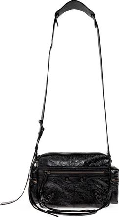 Balenciaga Le City Crossbody Bag - Heren - Tassen - Zwart - Maat: ONE Size Leer