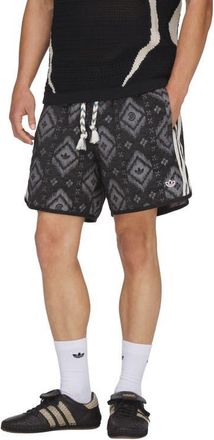 adidas Originals x CLOT Ikat Drawstring Shorts in Carbon at Nordstrom, Size Xx-Large