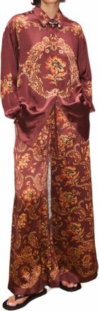 Alemais Seraphina Silk Shirt In Multi