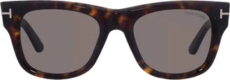 Tom Ford Finn-02 Smoke Square Mens Sunglasses FT1304 52A 53