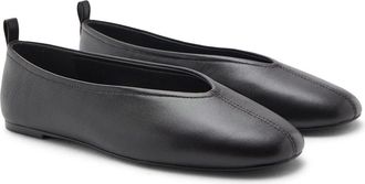 Mango Ballet Flat in Chocolate at Nordstrom, Size 9.5Us