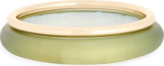 Nordstrom Rack 2-Pack Resin & Metal Bangle Bracelets in Sage- Gold at Nordstrom Rack
