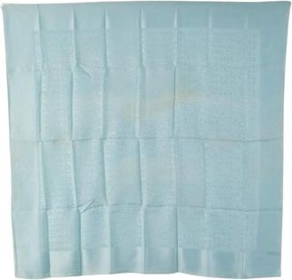 Chanel Pre-owned Scarves, female, Blue, Size: ONE SIZE Pre-owned Fabric Scarf