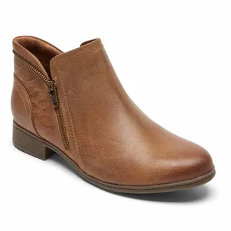 Cobb Hill Womens Crosbie Bootie In Tan