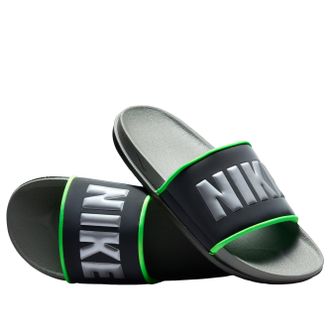 Nike Offcourt Slides Anthracite Smoke Grey Green Strike BQ4639-026