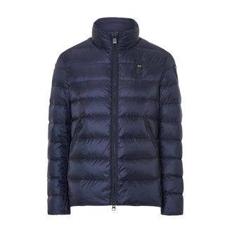 Blauer Stijlvolle Jassen voor Mannen - Heren - Winterjassen - Blauw - S - Jassen