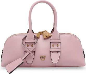 Pinko Handtas - Dames - Handtassen - Roze - ONE Size - Katoen - Tassen