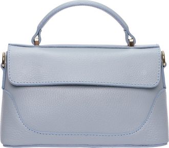 Luisa Vannini Turquoise Rundleer Tas