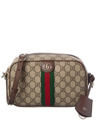 Gucci Ophidia Small Gg Supreme Canvas & Leather Camera Bag