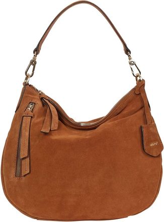 Abro shoulder bag cross body bag Leather Suede Hobo Juna Bag Cuoio brown