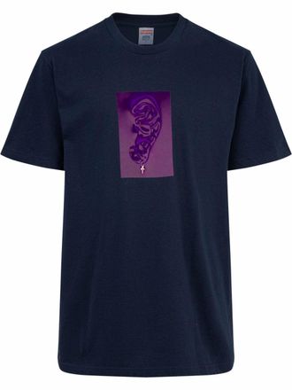 SUPREME T-shirt met print - Blauw