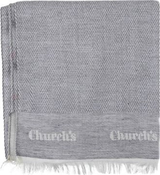 Churchs Wol en Zijde Sjaal - Heren - Sjaals - Grijs - ONE Size - Wol - Accessoires