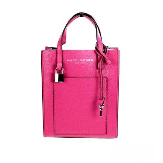 Marc Jacobs Marc Jacobs Mini Grind Cactus Flower Pebbled Leather Crossbody Tote Womens Bag