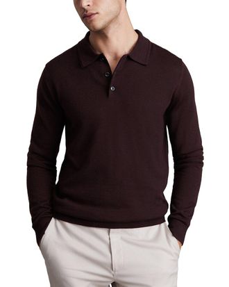 Reiss Trafford Half Button M Wool Sweater