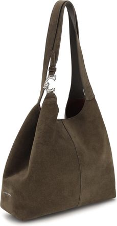 Coccinelle Womens C-Easy Large Shoulder Bag Fango-Fango Calf Leather Bos Taurus Fango/fango