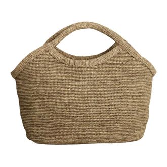 Ibeliv Handbags, female, Beige, Size: ONE SIZE Pure Tote Bag