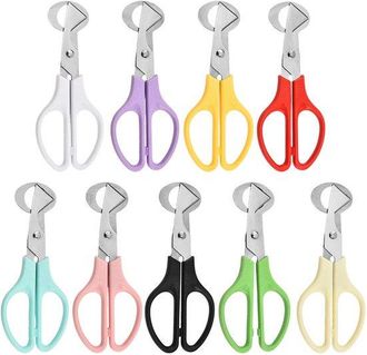 OEM Tijeras Para Codornices, 9 Piezas, Abrehuevos, Cortador De C&aacute;scaras, Adorno Para Huevos, Mango Ergon&oacute;mico, Tijeras Para Huevos, Gadgets De Cocina