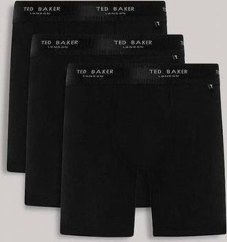 Ted Baker Mens Ted Baker 3-Pack New Silhouette Boxers, Black - Size: 32/30/31