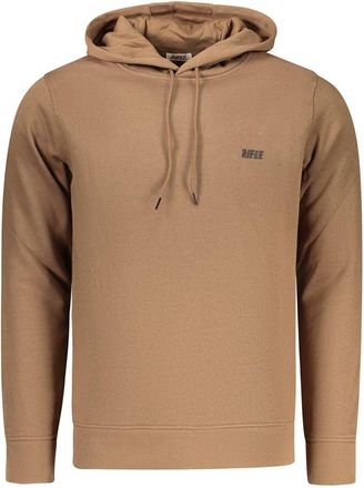 Rifle Marrone Katoenen Heren Sweater