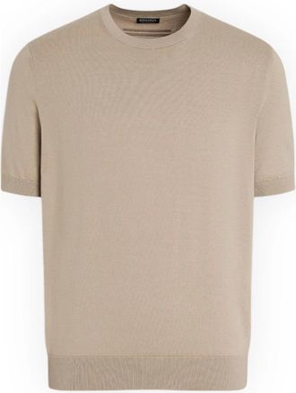 Ermenegildo Zegna Heren, Truien, Beige, Maat: 3XL Katoen