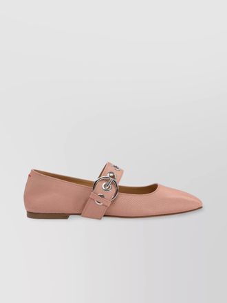Aeyde buckle detail flat sole ballerina shoes