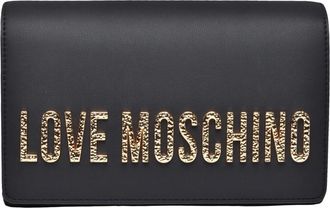 Love Moschino Bolso de hombro con efecto engomado - Bags - Mujer - Negro - ONE SIZE