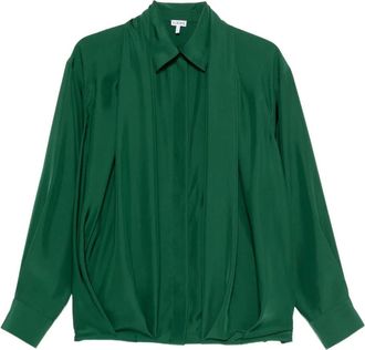 Loewe Geplooide blouse - Groen