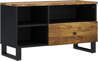 vidaXL TV Cabinet 80x33x46 cm Solid Wood Mango&Engineered Wood vidaXL