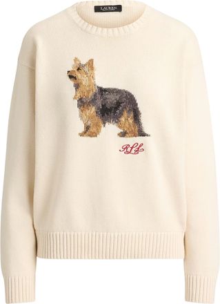 Ralph Lauren Intarsia-Knit Yorkshire Terrier Sweater