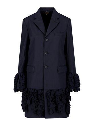 Comme Des Gar&ccedil;ons Blazer Lungo Con Rouches