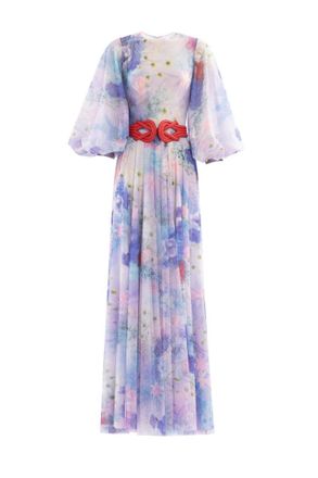 Saiid Kobeisy Floral Printed Long Dress