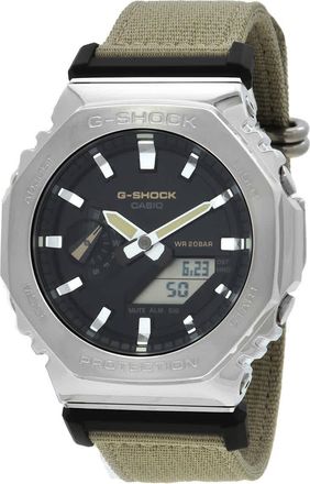 Casio G-STEEL Alarm World Time Quartz Analog-Digital Mens Watch GM2100C-5A