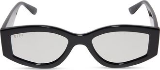 DIFF Eyewear 55mm Kai Slim Sunglasses in Black at Nordstrom Rack