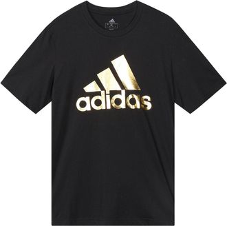 adidas 8-Bit Foil Grfx Printed Short Sleeve TEE Men Black FN1735