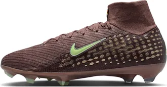 Nike Mens Mercurial Superfly 10 Elite Kylian Mbapp&eacute; FG High-Top Soccer Cleats in Brown | FQ8692-200